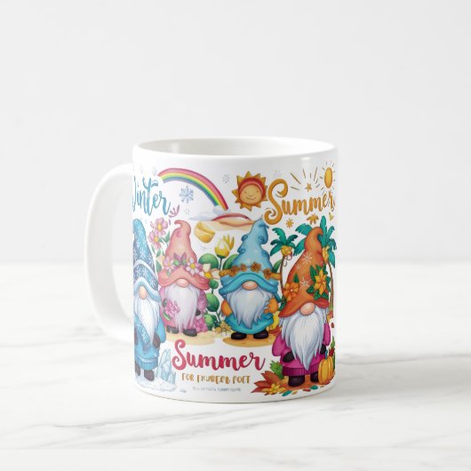 Gnomes de saison Mug (Devant gauche)