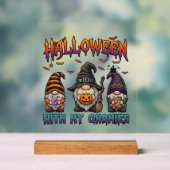 Gnomes d'Halloween Trois Gnomes Chapeau de Sorcièr (Neutre)