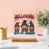 Gnomes d'Halloween Trois Gnomes Chapeau de Sorcièr (Mariage)
