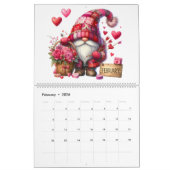 Gnomes en Casquette 2025-2026 Calendrier 24 mois (Feb 2026)