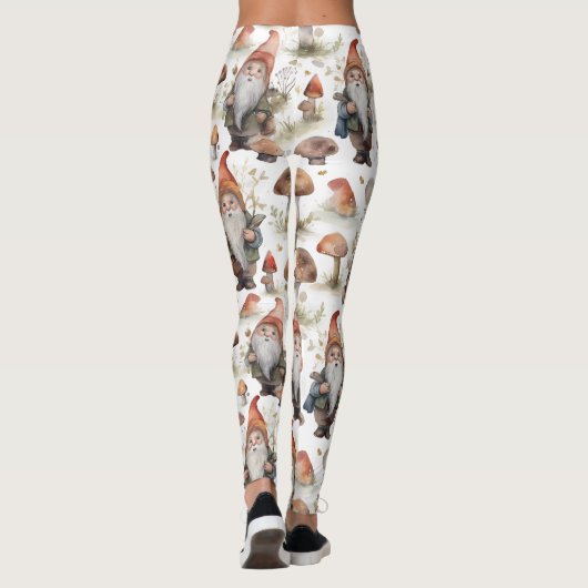 Gnomes et champignons Leggings - mignonne (Dos)