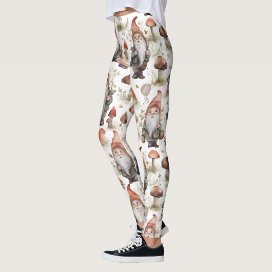 Gnomes et champignons Leggings - mignonne (Gauche)