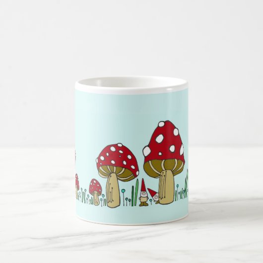 Gnomes et tasse de champignons (Centre)