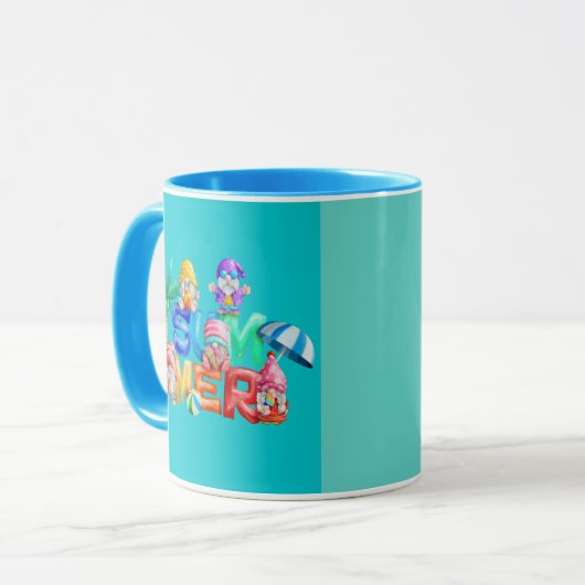 Gnomes été Floride Mug (Devant gauche)