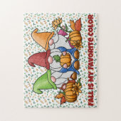 Gnomes Fall Favori Color Puzzle (Vertical)
