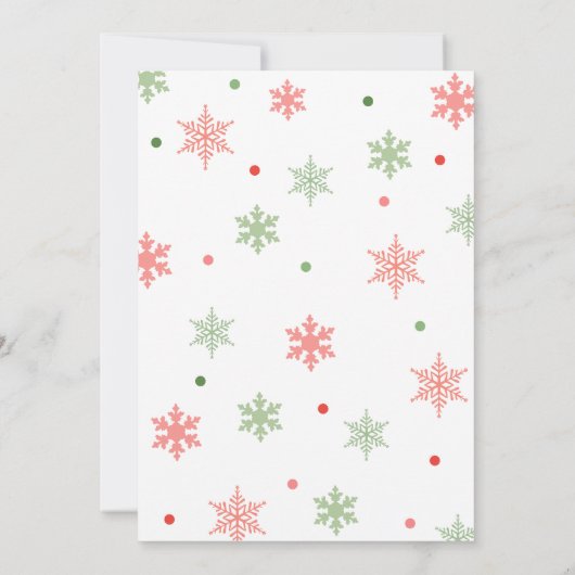 Gnomes Fun Fête de Noël Invitation (Dos)