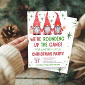 Gnomes Fun Fête de Noël Invitation