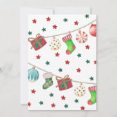 Gnomes Fun Fun Noël Fête Invitation (Dos)