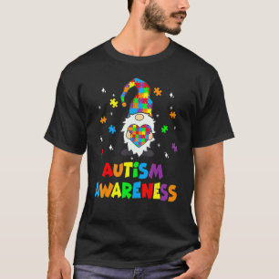 Gnomes Hart Puzzelstuk Autisme Acceptatie Dag T-shirt