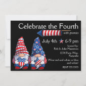 Gnomes Juli 4e Uitnodiging (Voorkant)