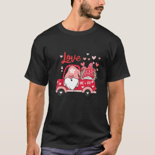 Gnomes Love Heart  Truck Valentijnsdag Cou T-shirt