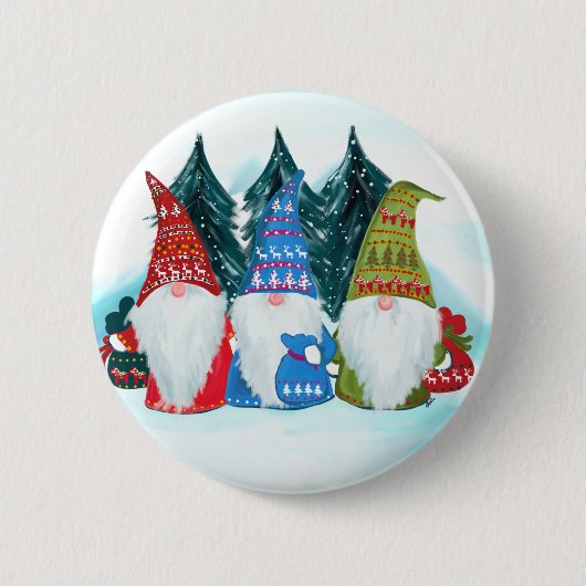 GNOMES RONDE BUTTON 5,7 CM (Voorkant)