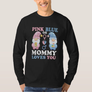 Gnomes roze of blauw mama houdt van je Baby T-shirt