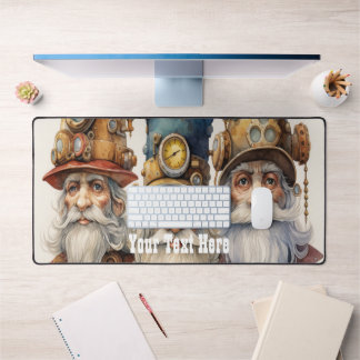 gnomes Steampunk avec casquette cool Texte personn