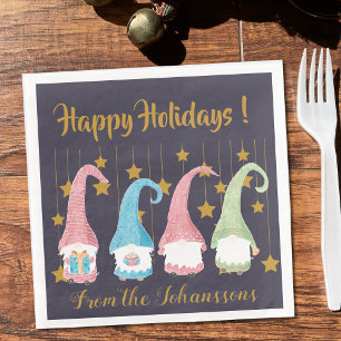 gnomes suédois Serviettes en papier de fête de vac