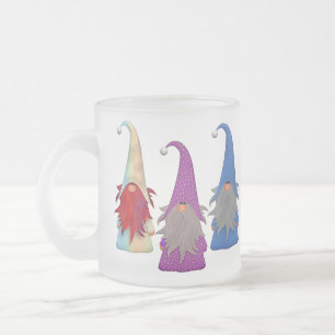 Gnomes Trio Frosted Glass Mok