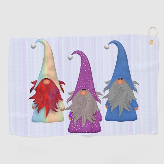 Gnomes Trio Golf Handdoek (Horizontaal)