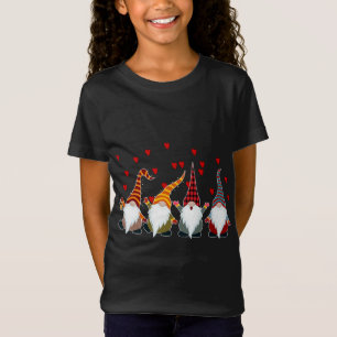 Gnomes Valentine Day Pet Pset Friends Matching Ou T-shirt