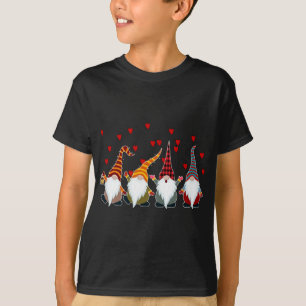 Gnomes Valentine Day Pet Pset Friends Matching Ou T-shirt