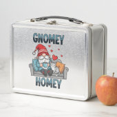 Gnomey gnome à la maison Métal Lunchbox (En situation)