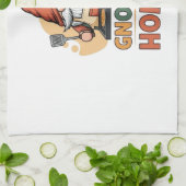 Gnomey huiselijke pannenkoeken ontwerp theedoek (Gevouwen)