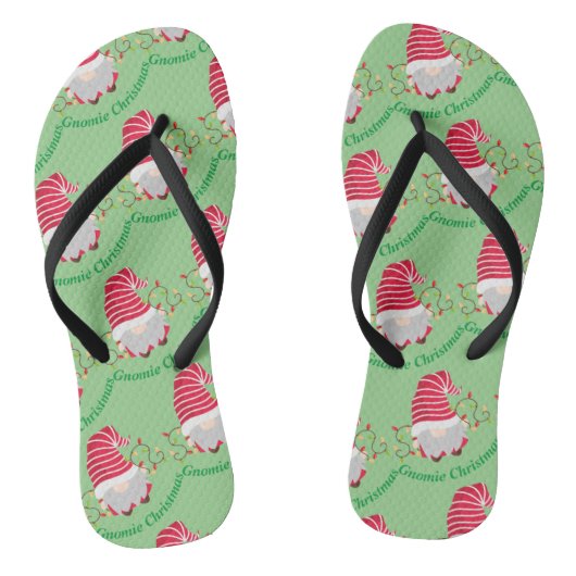 Gnomie Kerst Flip Flops (Voetbed)