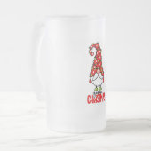 Gnomie Kerstmis Matglas Bierpul (Voorkant links)