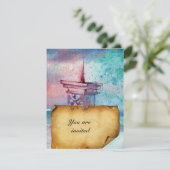 GNOMON EN LADY VAN HET LAKE bruin perkament Kaart (Staand voorkant)