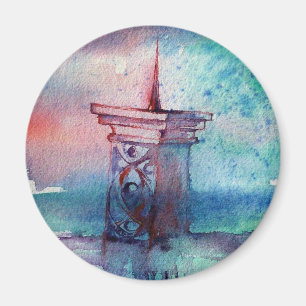 GNOMON EN MERK MAGNEET