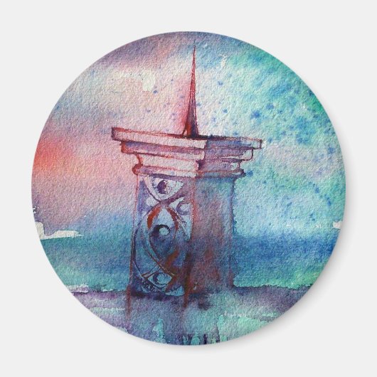 GNOMON EN MERK MAGNEET (Voorkant)