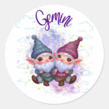 Gnomoscoop Tweelingen Sticker