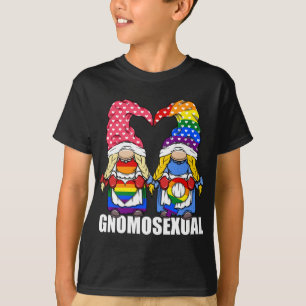Gnomosexual LGBTQ Pride Gnoom voor Lesbisch T-shirt