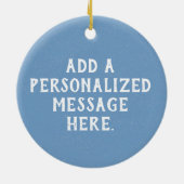 Gnoom en C-130 Keramisch Ornament (Achterkant)