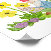 Gnoom met de langwerpige kunstdrukkunst poster (Hoek)