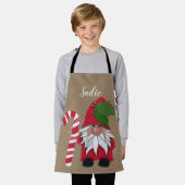 Gnoom met snoepriet Personaliseren Schort (Gedragen)