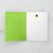 Gnoom op groene blanco Kaart (Binnen)