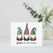 Gnoom voor de Feestdagen Briefkaart (Staand voorkant)