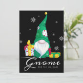 Gnoom voor de Feestdagen Feestdagenkaart (Staand voorkant)