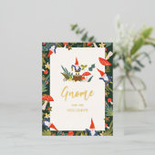 Gnoom voor de Feestdagen Gold (Staand Voorkant)