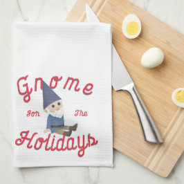 Gnoom voor de Feestdagen Theedoek