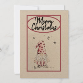 Gnoom voor de feestkaart feestdagenkaart