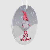 Gnoom voor de kerstversiering van de Feestdagen Ornament (voorkant)