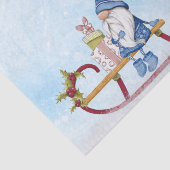 Gnoom voor kerst Gedecormeerde Sleigh Tissuepapier (Detail)