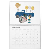Gnoome Calendar Cute Whimsical Schattig elk jaar Kalender (Jan 2026)