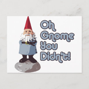 Gnoome, dat heb je niet gedaan. briefkaart