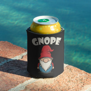 Gnope niet Vandaag Grappig Gnome Lovers Blikjeskoeler