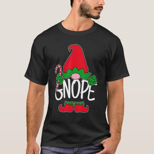 Gnope Tomte Garden Gnome Scandinavian Sweden Nope  T-shirt (Voorkant)
