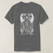 Gnose Gnostische skelet Christus Meditatie T-shirt (Design voorkant)