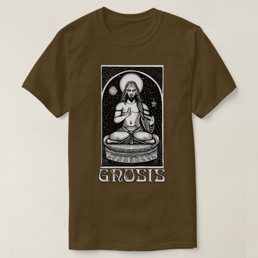 Gnosis Gnostic Christ Meditation T-shirt (Design voorkant)