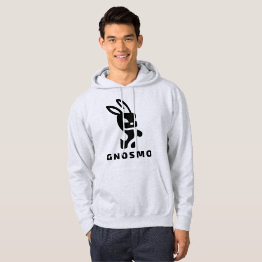 Gnosmo Logo and Text Hoodie (Voorkant volledig)